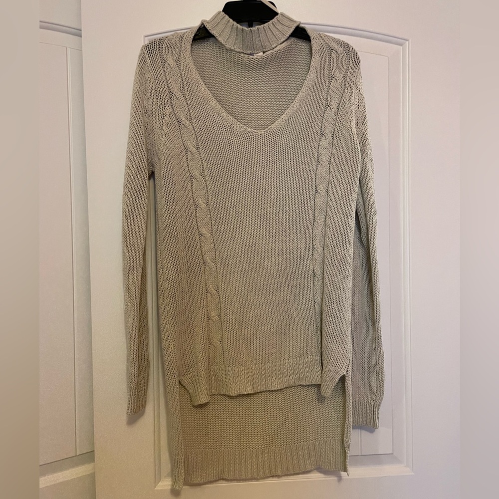 Gray sweater